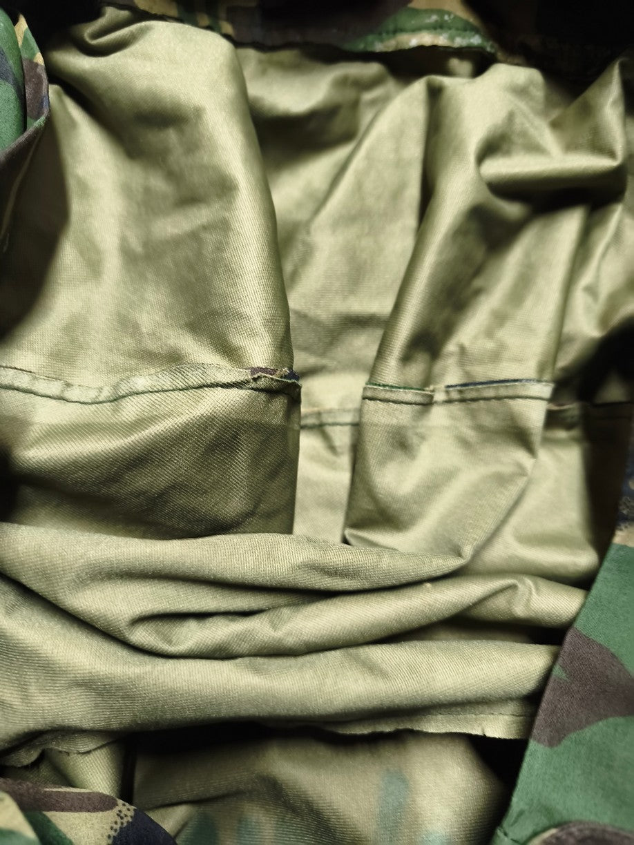 Authentic British Army Goretex waterproof Parka military coat jacket DPM MVP camouflage raincoat rain gear camo woodland no pockets