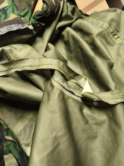 Authentic British Army Goretex waterproof Parka military coat jacket DPM MVP camouflage raincoat rain gear camo woodland no pockets