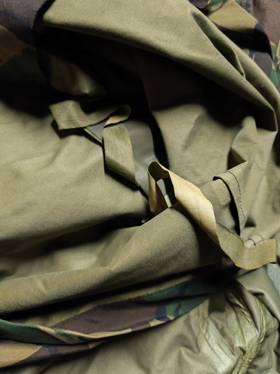 Authentic British Army Goretex waterproof Parka military coat jacket DPM MVP camouflage raincoat rain gear camo woodland no pockets