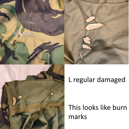 Authentic British Army Goretex waterproof Parka military coat jacket DPM MVP camouflage raincoat rain gear camo woodland no pockets