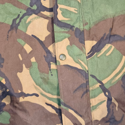 Authentic British Army waterproof Parka military coat jacket DPM camouflage raincoat rain gear camo vinyl woodland snaps