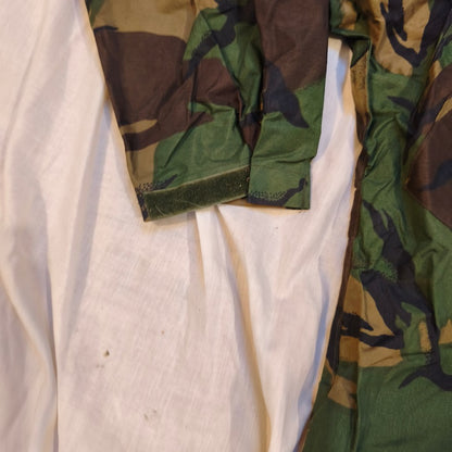 Authentic British Army waterproof Parka military coat jacket DPM camouflage raincoat rain gear camo vinyl woodland snaps