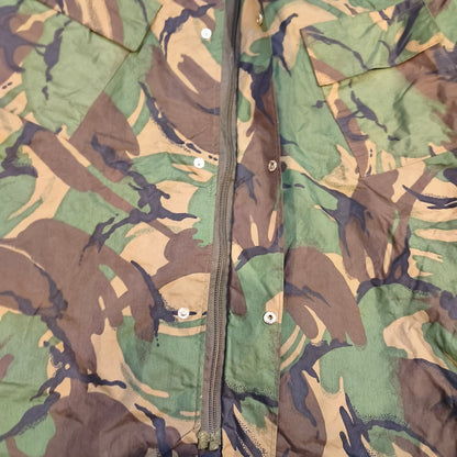 Authentic British Army waterproof Parka military coat jacket DPM camouflage raincoat rain gear camo vinyl woodland snaps