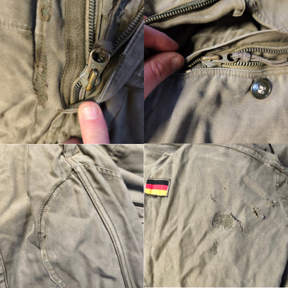 Vintage German army tanker jump suit coverall combi overall military Bundeswehr boiler overall unlined