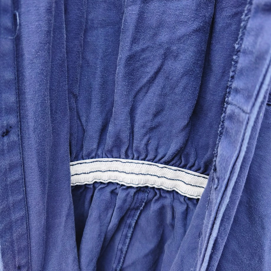 Vintage 1970s-1980s Dutch blue cotton mechanics boiler suit coverall overall KLM aircrew airport groundstaff staff like denim