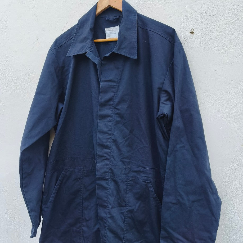 Vintage Dutch army black mechanics boiler suit coverall combi overall military jumpsuit overall