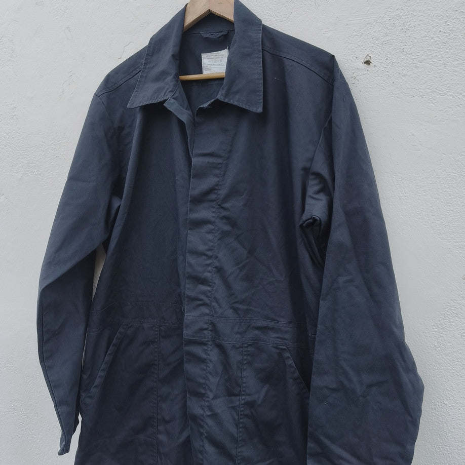 Vintage Dutch army black mechanics boiler suit coverall combi overall military jumpsuit overall