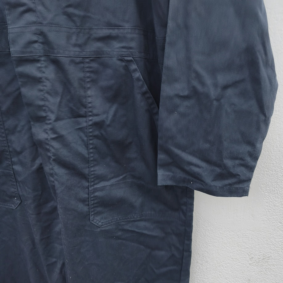 Vintage Dutch army black mechanics boiler suit coverall combi overall military jumpsuit overall