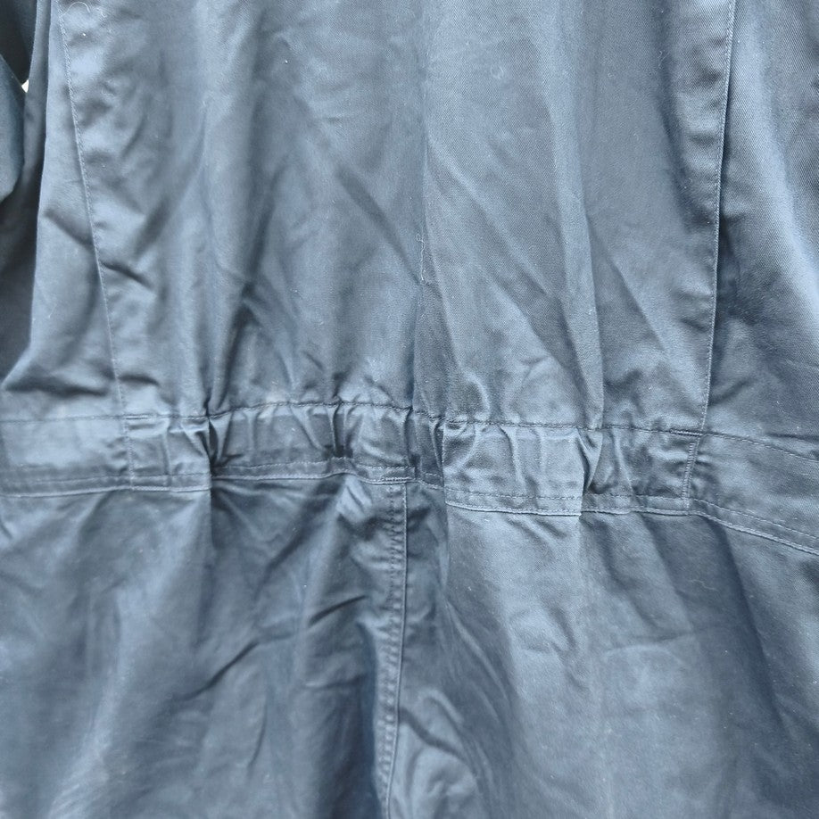 Vintage Dutch army black mechanics boiler suit coverall combi overall military jumpsuit overall