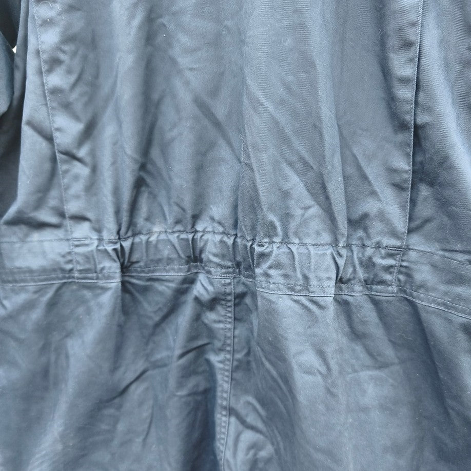 Vintage Dutch army black mechanics boiler suit coverall combi overall military jumpsuit overall