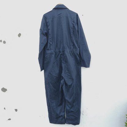 Vintage Dutch army black mechanics boiler suit coverall combi overall military jumpsuit overall