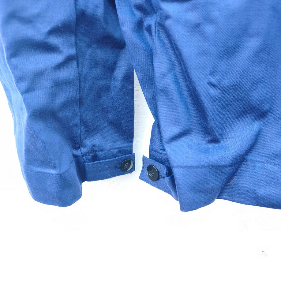 New Vintage 1970s-1980s Dutch blue cotton mechanics boiler suit coverall overall KLM aircrew airport groundstaff staff like denim Deadstock