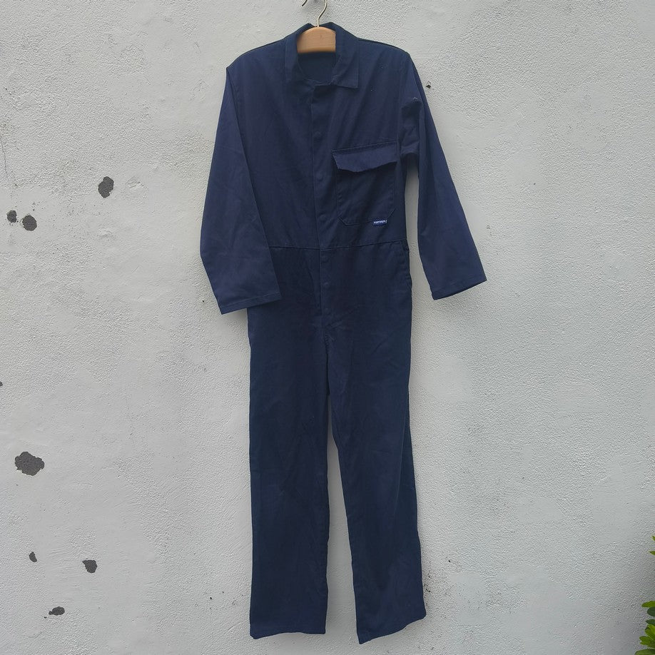 Portwest blue mechanics boiler suit coverall overall Irish brand