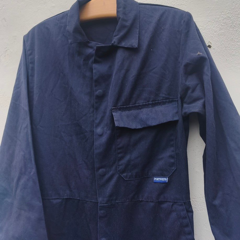 Portwest blue mechanics boiler suit coverall overall Irish brand