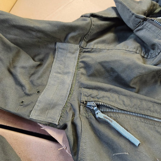 Repaired Vintage German army olive flight pilot suit coverall combi military airforce air force Bundeswehr luftwaffe fighter overall