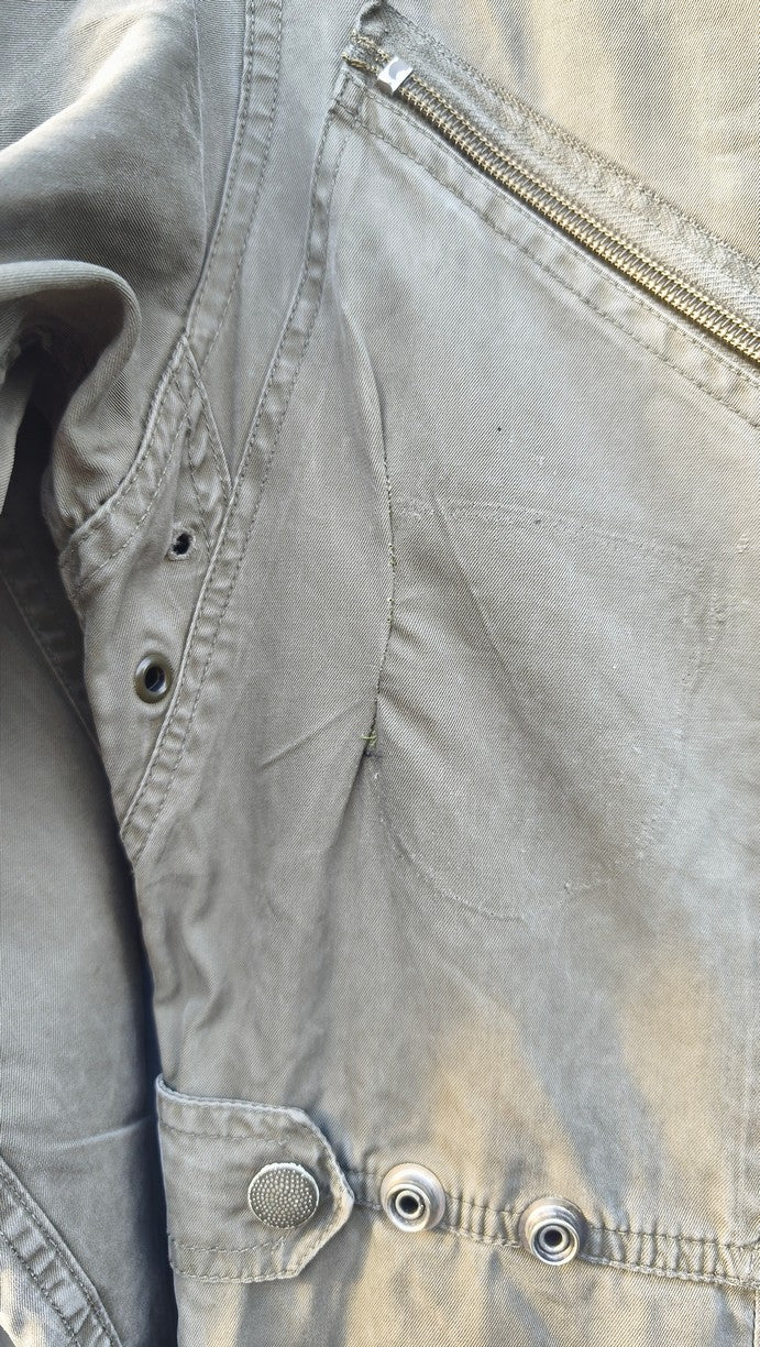 Repaired older model Vintage German army olive flight pilot suit coverall combi military airforce air force Bundeswehr luftwaffe fighter overall
