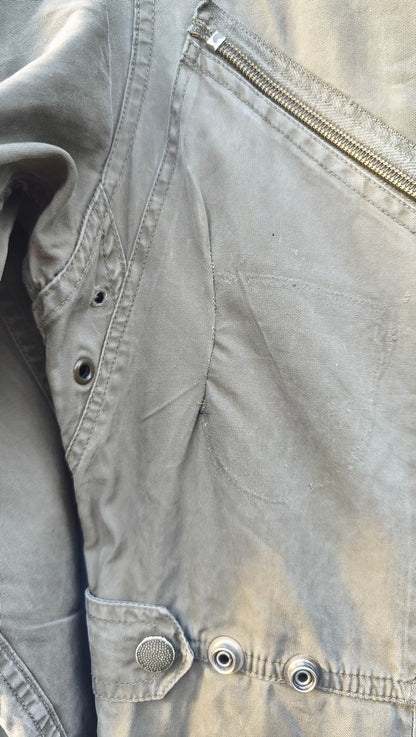 Repaired older model Vintage German army olive flight pilot suit coverall combi military airforce air force Bundeswehr luftwaffe fighter overall