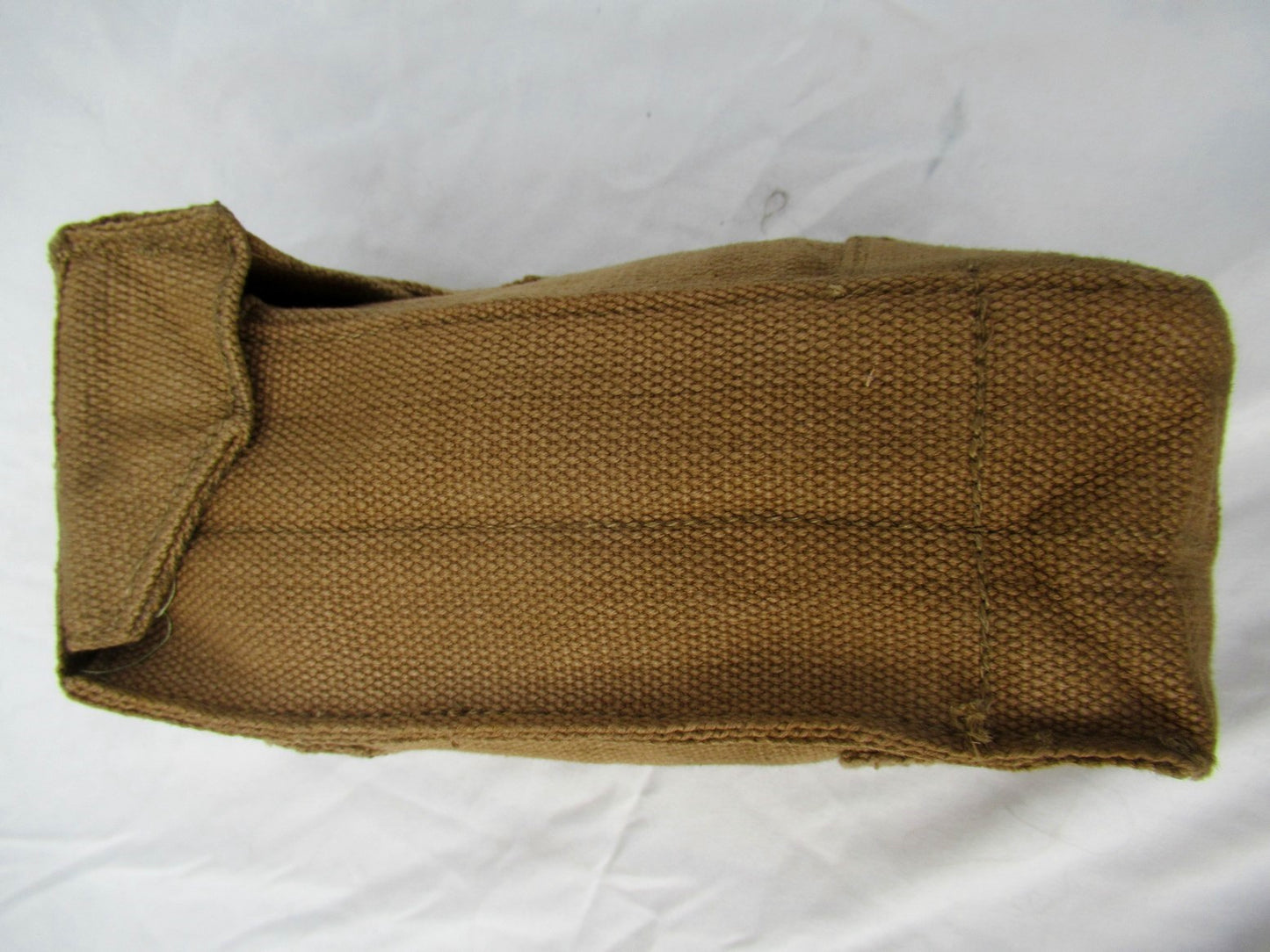 Vintage Italian army canvas magazine pouch ammo belt military ammunition cotton San Marco single pop button
