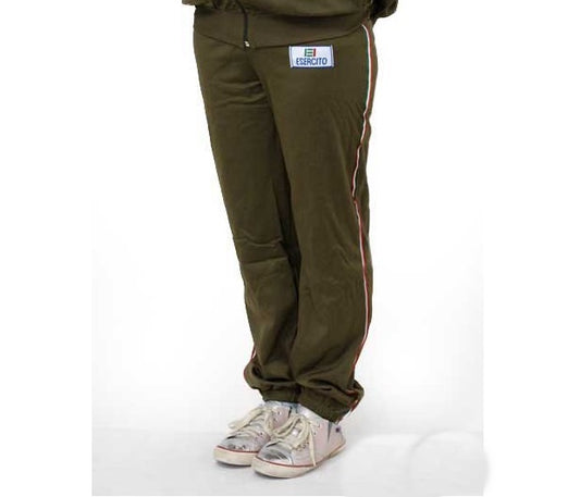 New Italian Army Training Tracksuit bottoms pants joggers military vintage retro sports women