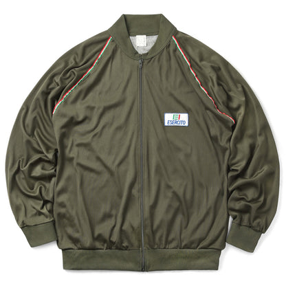 New Italian Army Training Tracksuit Top jacket coat women's hoody military sweatshirt vintage retro sports zip top
