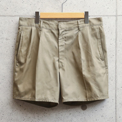 Vintage 1980s Italian army beige chino military shorts pants trousers safari m