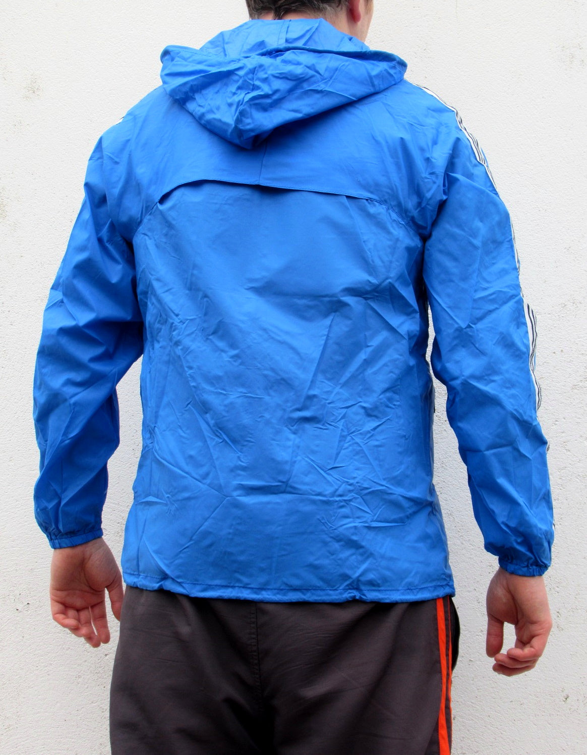 New Italian Army Sports raincoat coat jacket  waterproof windbreaker Parka military rain gear blue