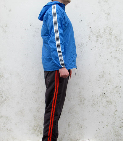 New Italian Army Sports raincoat coat jacket  waterproof windbreaker Parka military rain gear blue