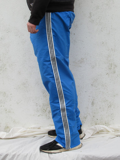 New Italian Army waterproof Training Tracksuit bottoms pants joggers military rain gear wet wetwear retro sports sky blue three stripes
