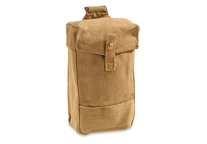 Vintage Italian army canvas magazine pouch ammo belt military ammunition cotton San Marco single pop button