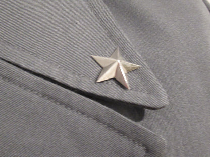 Vintage Italian Grey Army trenchcoat greatcoat mac mack macintosh coat raincoat overcoat