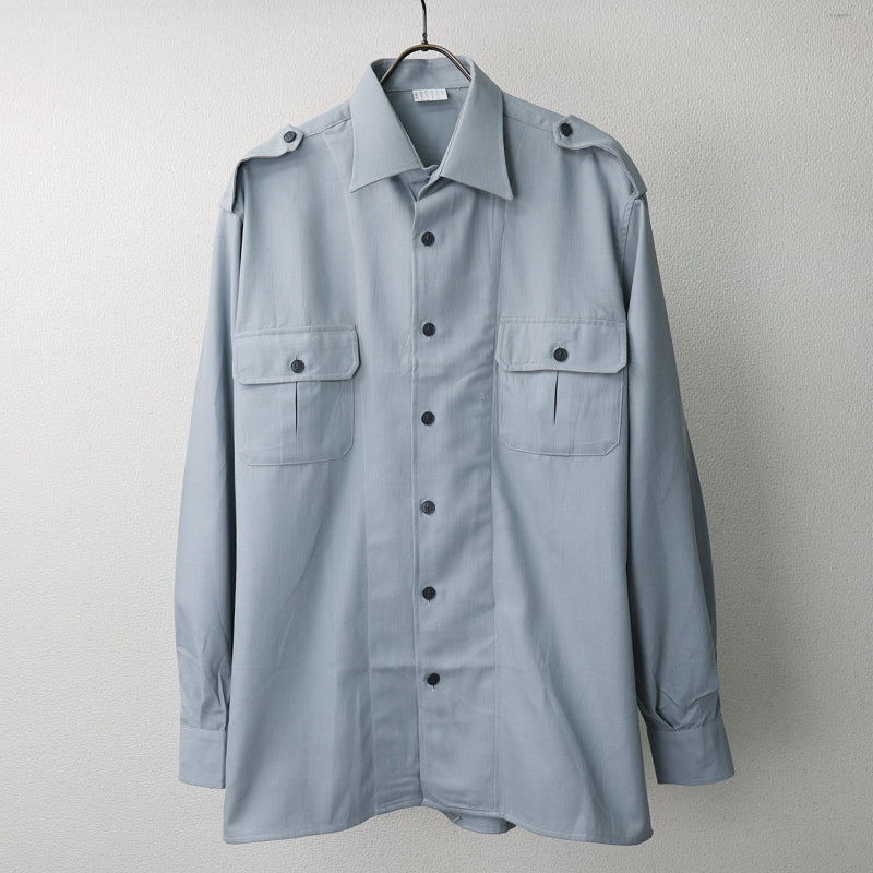 New vintage 1980s Italian Guardia di Finanza wool shirt military army deadstock