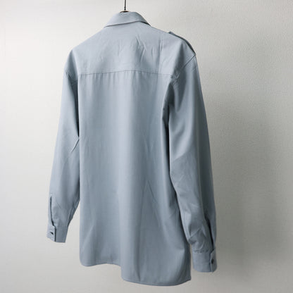 New vintage 1980s Italian Guardia di Finanza wool shirt military army deadstock