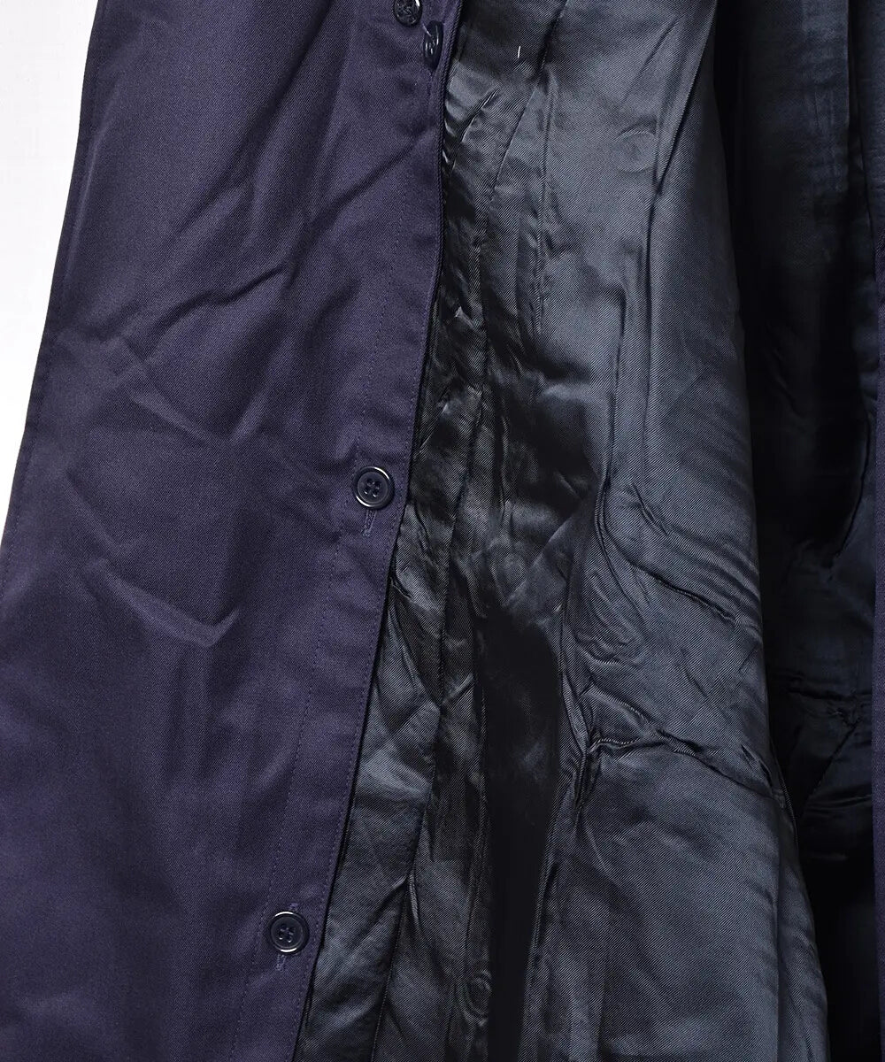 Vintage Italian Navy Army trenchcoat greatcoat mac mack macintosh coat raincoat overcoat