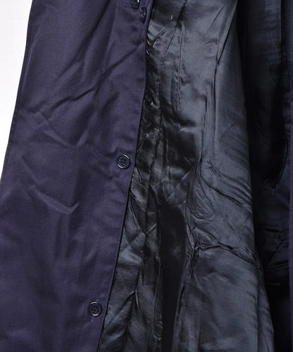 Vintage Italian Navy Army trenchcoat greatcoat mac mack macintosh coat raincoat overcoat