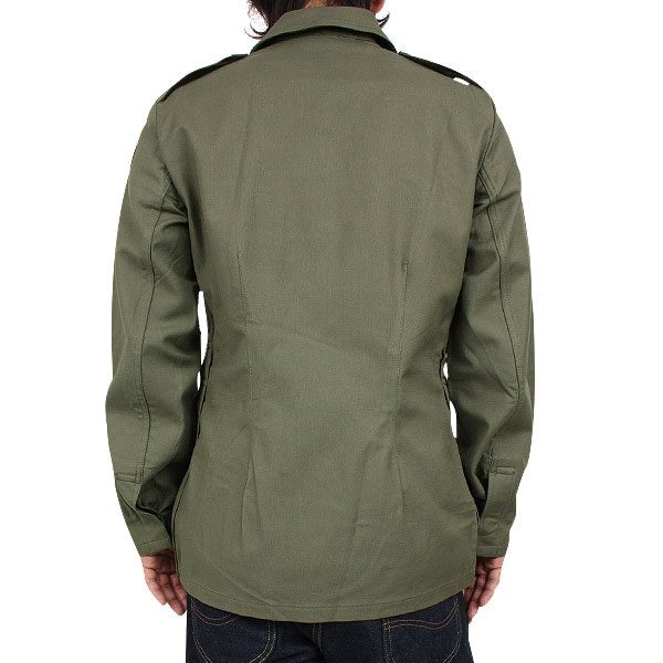 New Unissued German army field moleskin shirt jacket coat fieldshirt olive khaki military old type, 1968-1985