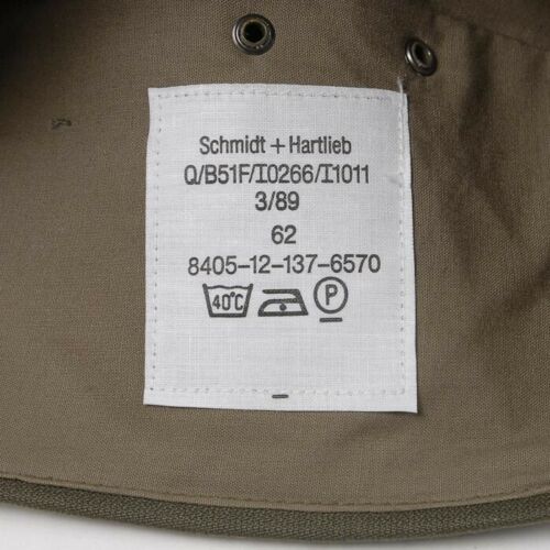 New Vintage German army side cap garrison forage beret schiffchen military hat bundeswehr moleskin olive