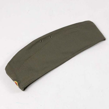New Vintage German army side cap garrison forage beret schiffchen military hat bundeswehr moleskin olive