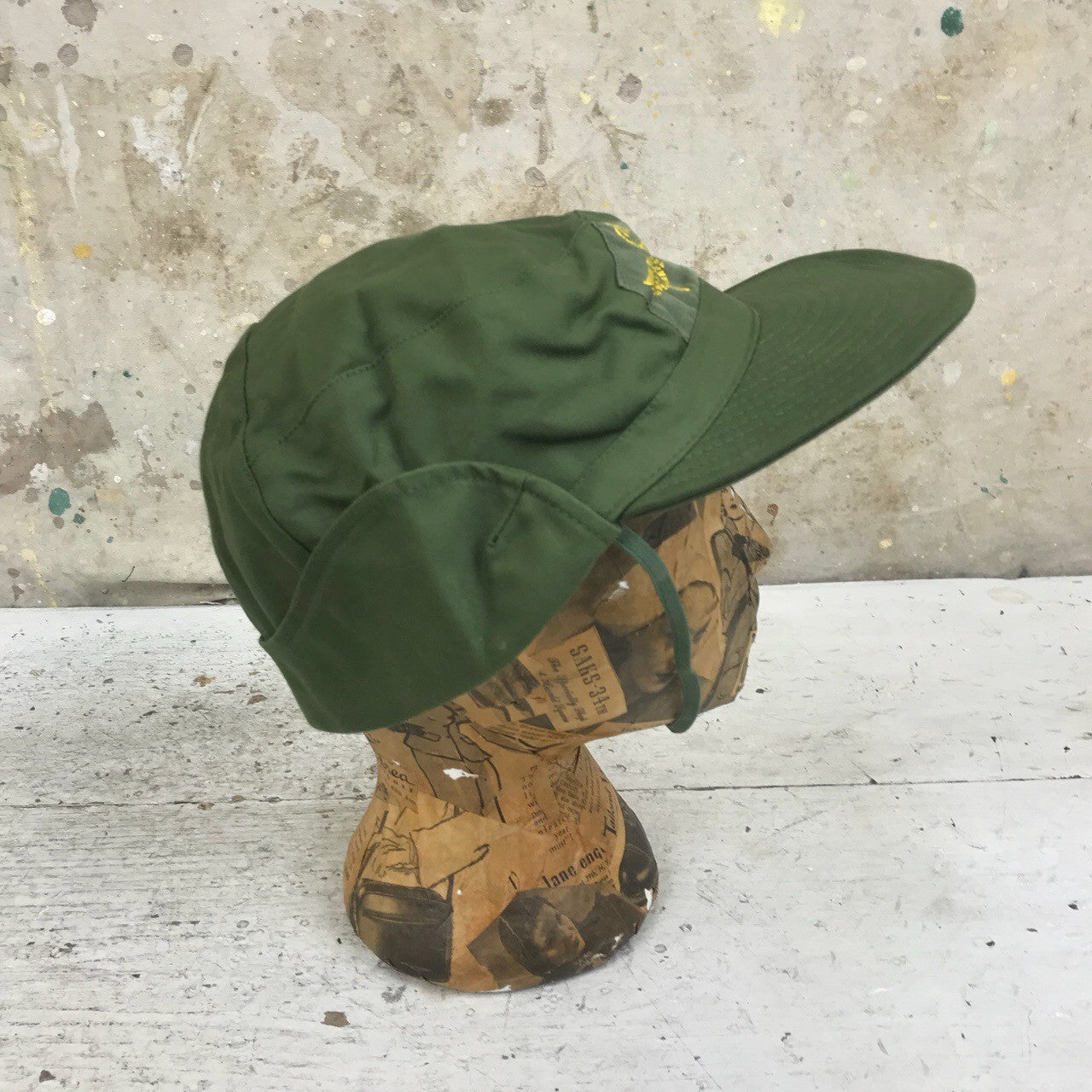 New Vintage 1960s Swedish air force M59 hat cap Sweden army military unissued ear flaps