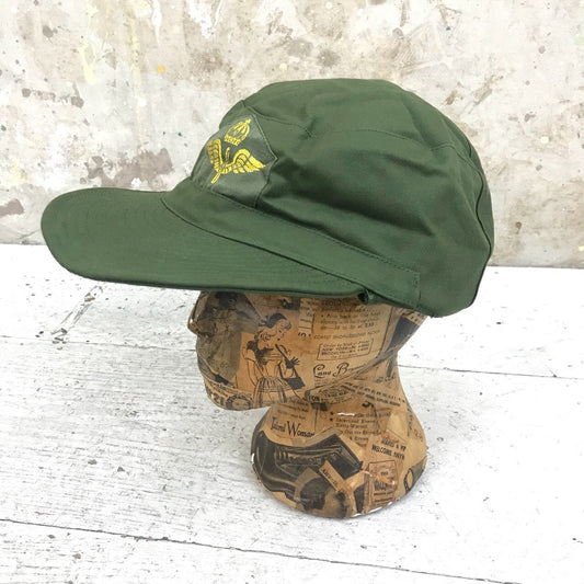 New Vintage 1960s Swedish air force M59 hat cap Sweden army military unissued ear flaps
