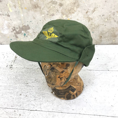 New Vintage 1960s Swedish air force M59 hat cap Sweden army military unissued ear flaps