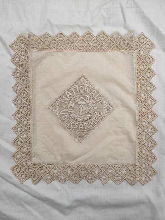 New Authentic East German Army Official Reception Doily table cloth linen NVA DDR GDR