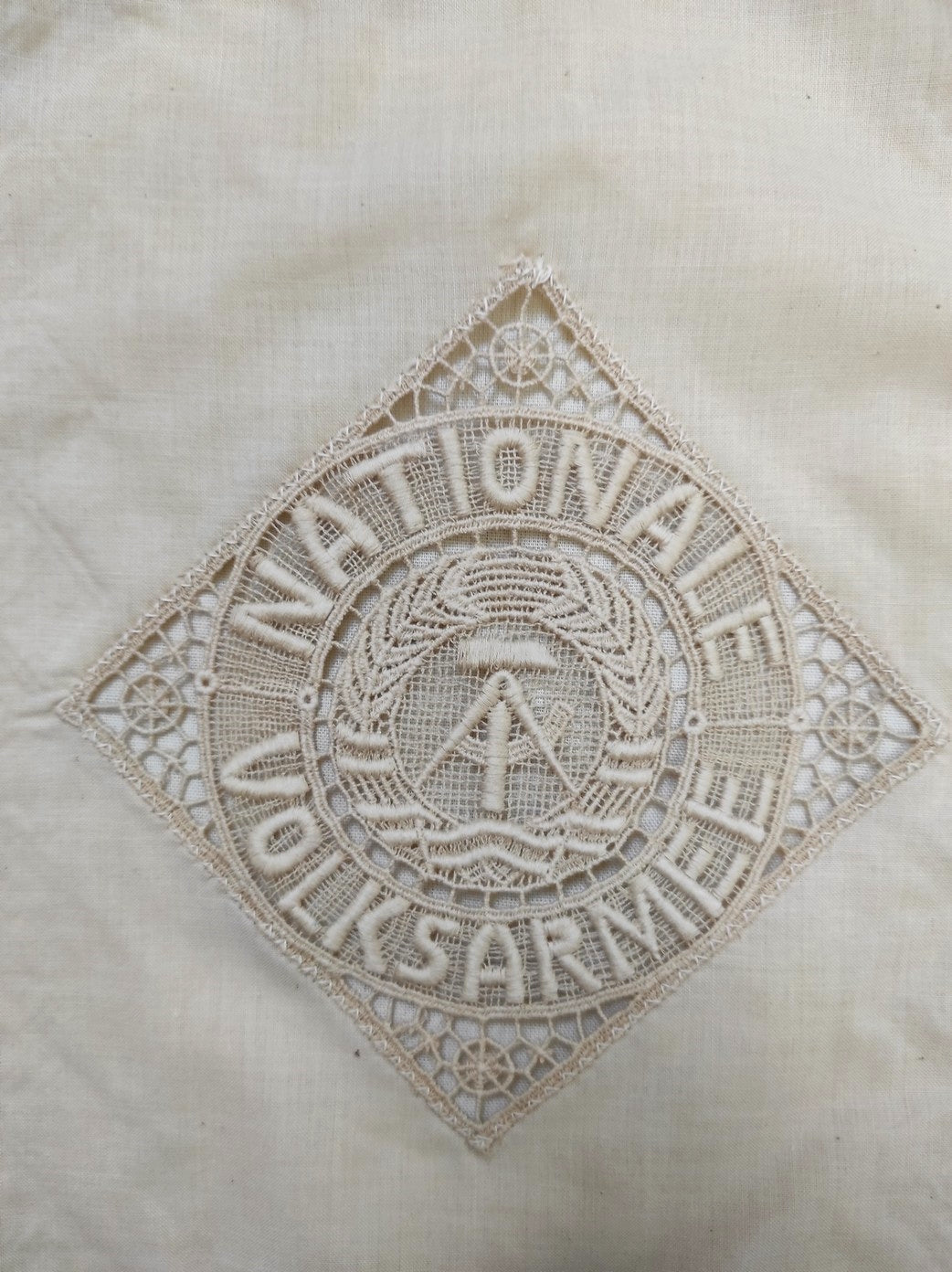 New Authentic East German Army Official Reception Doily table cloth linen NVA DDR GDR
