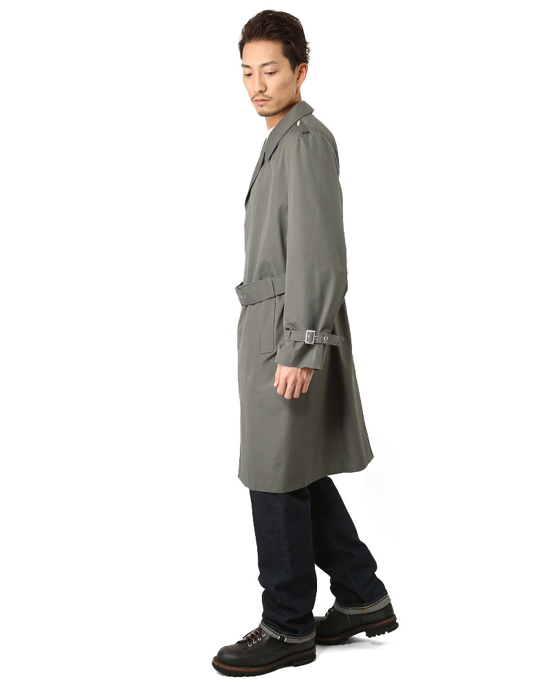 New Vintage 1980s East German army raincoat military coat trenchcoat NVA DDR GDR Unissued