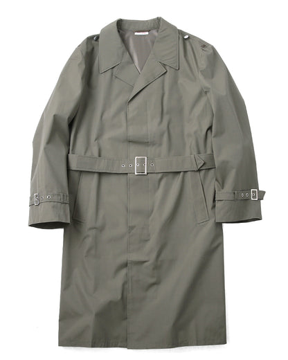 New Vintage 1980s East German army raincoat military coat trenchcoat NVA DDR GDR Unissued