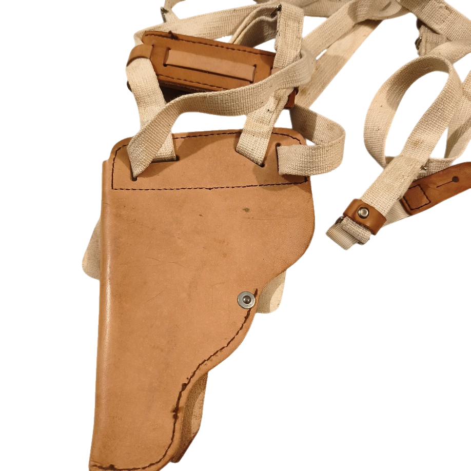 Vintage East German white leather makarov pistol holster Stasi Mdi cold war communist soviet era NVA DDR GDR (Copy)