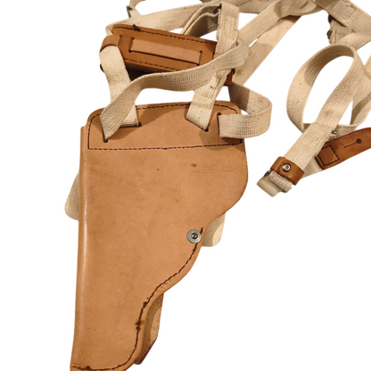 Vintage East German white leather makarov pistol holster Stasi Mdi cold war communist soviet era NVA DDR GDR (Copy)