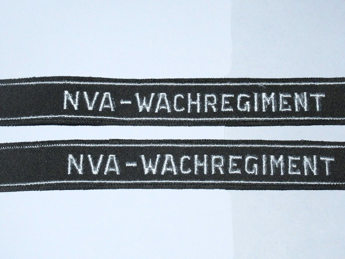 New Vintage East German Army wrist insignia band badge patch black NVA DDR wachregiment deadstock unissued