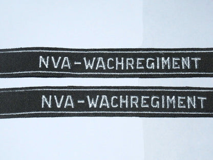 New Vintage East German Army wrist insignia band badge patch black NVA DDR wachregiment deadstock unissued