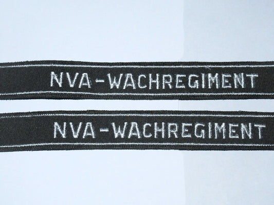New Vintage East German Army wrist insignia band badge patch black NVA DDR wachregiment deadstock unissued