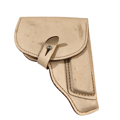 Vintage East German white leather makarov pistol holster Stasi Mdi cold war communist soviet era NVA DDR GDR